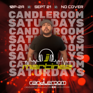 SAT SEPT 21: #CandleSaturdays featuring JJ Martinez