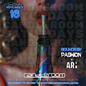 SAT NOV 16: #CandleSaturdays featuring DJ PASHION + ARI